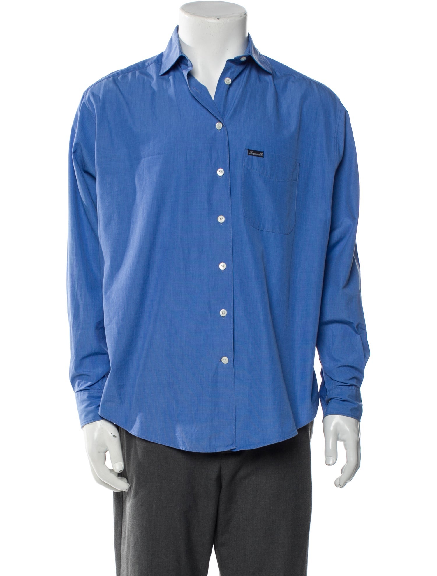 Ç x Façonnable Long Sleeve Button-Up Top