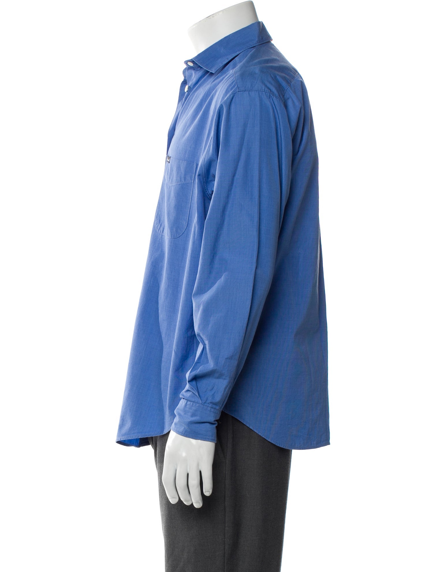 Ç x Façonnable Long Sleeve Button-Up Top