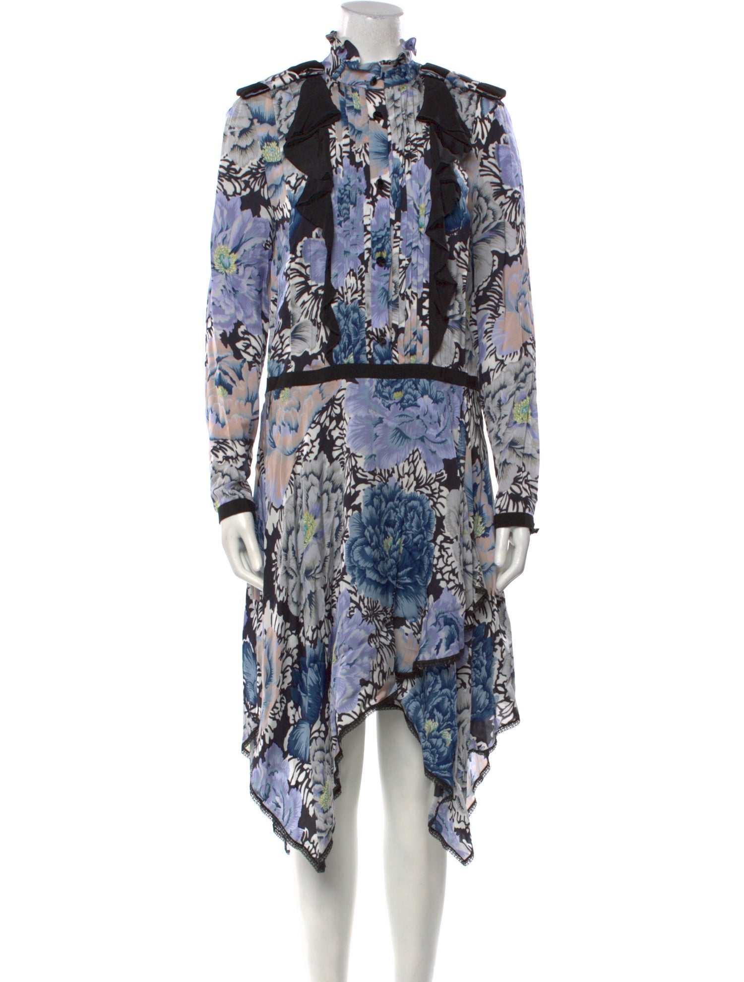 Coach x Kaffe Floral Print Knee-Length Dress