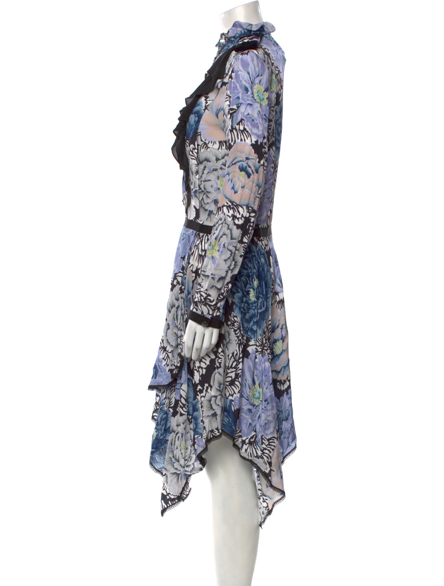 Coach x Kaffe Floral Print Knee-Length Dress