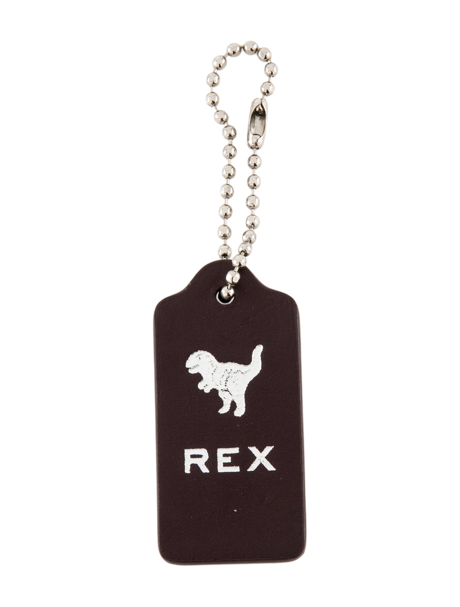 Coach x Kaffe Leather Keychain