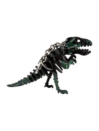 Coach x Kaffe Dinosaur Keychain