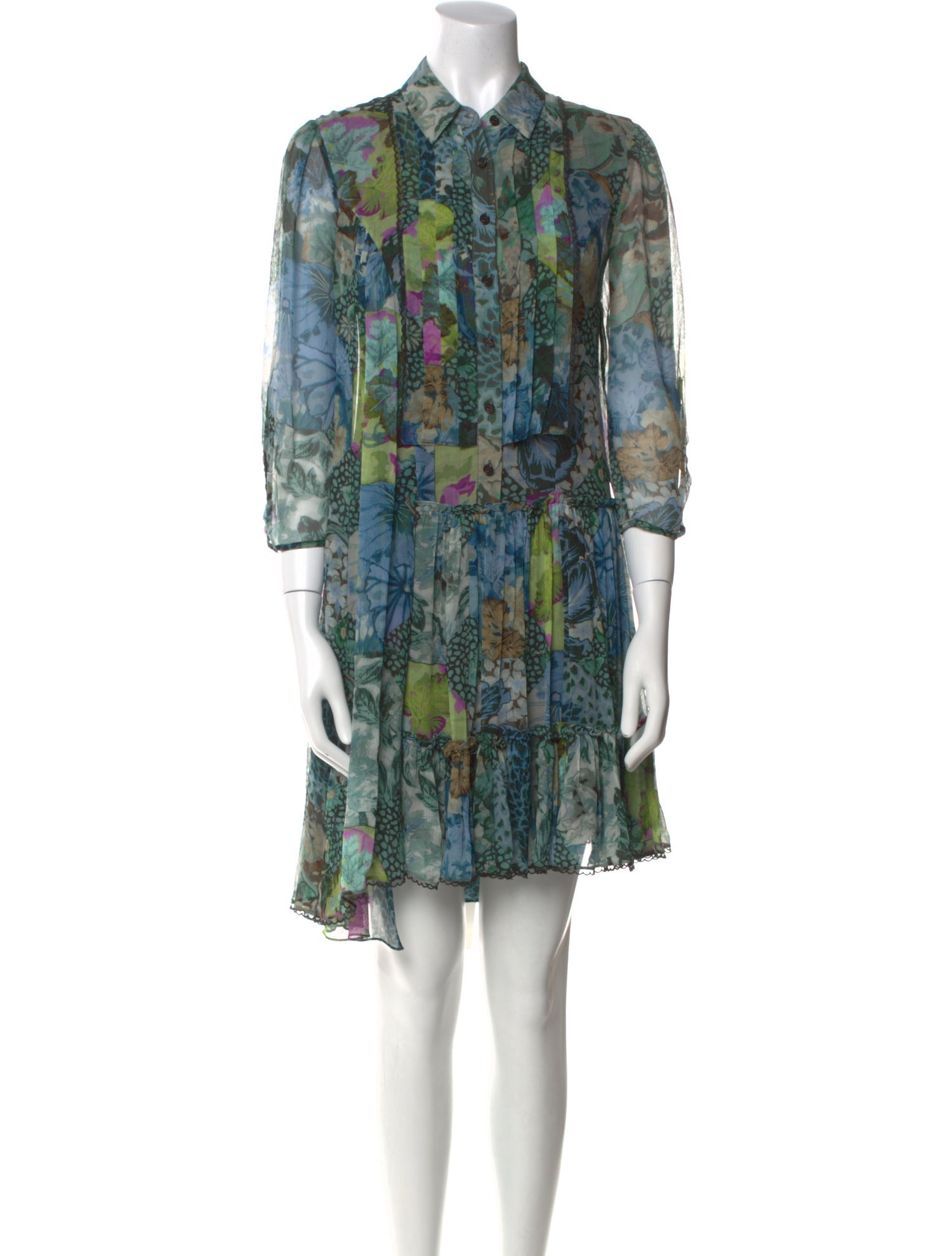 Coach x Kaffe Floral Print Mini Dress