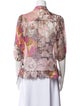 Coach x Kaffe Silk Floral Print Blouse