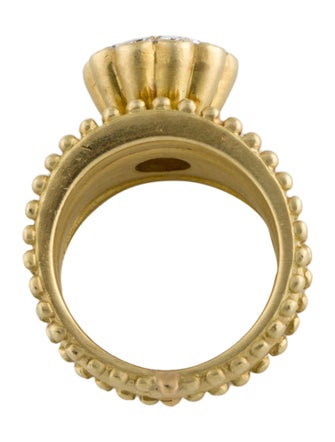 Cynthia Bach 18K Ruby & Diamond Cocktail Ring