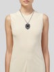 18K Diamond & Onyx Lion Bestiario Pendant Necklace image 2