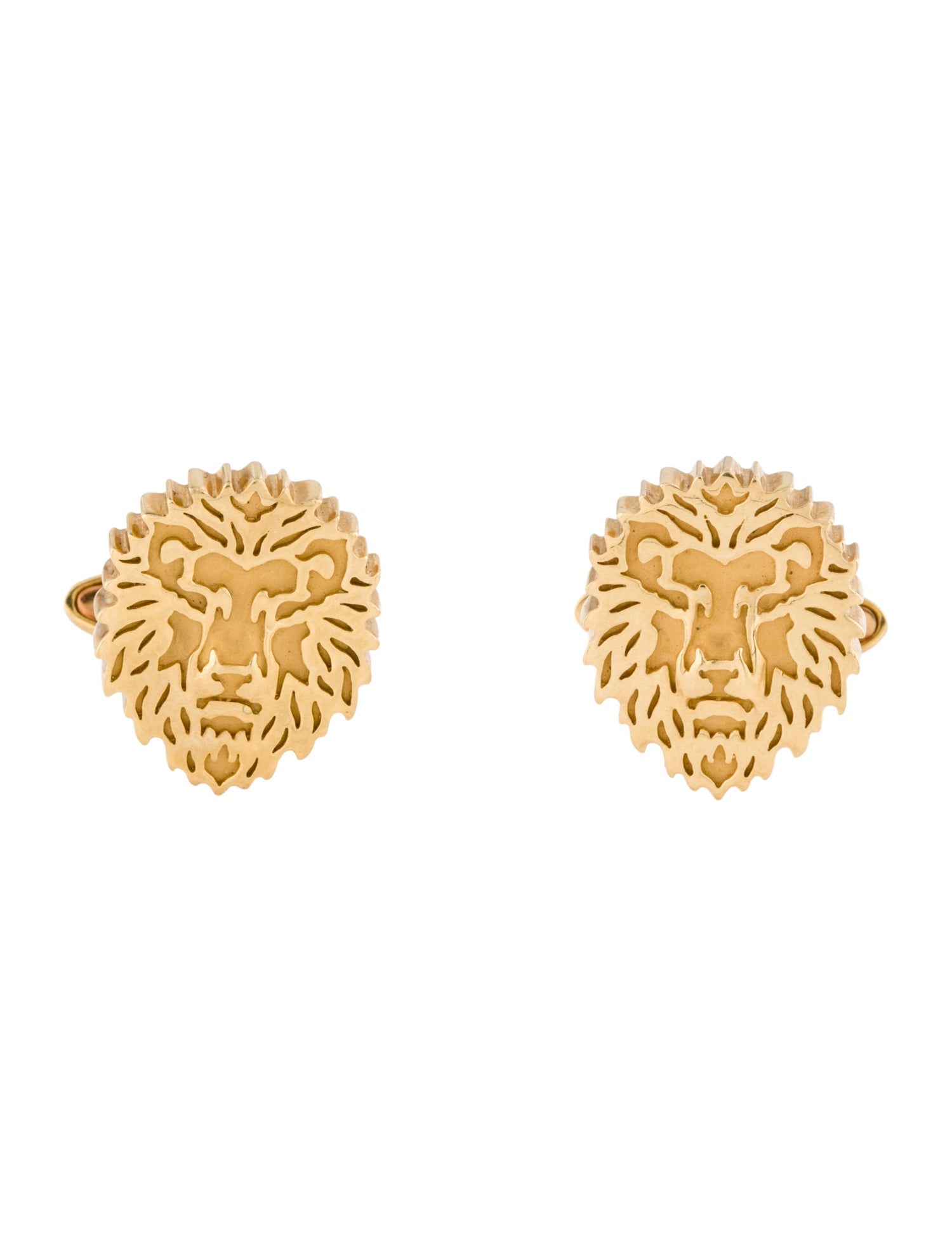 Carrera y Carrera 18K Lion Cufflinks