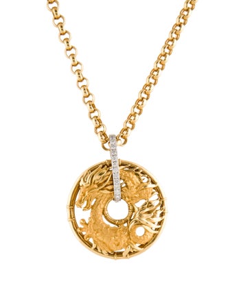 Carrera y Carrera 18K Diamond Shanghai Pendant Necklace