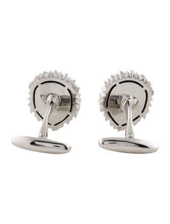 Carrera y Carrera 18K Enamel Lion Cufflinks