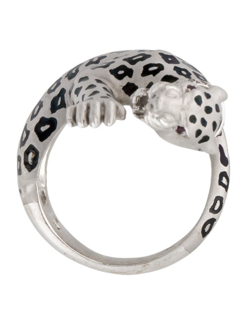 Carrera y Carrera 18K Ruby& Diamond Leopard Cocktail Ring