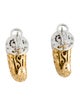 Carrera y Carrera Two-Tone Horn Shaped Earrings