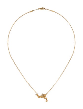 Carrera y Carrera 18K Diamond My Angel Pendant Necklace