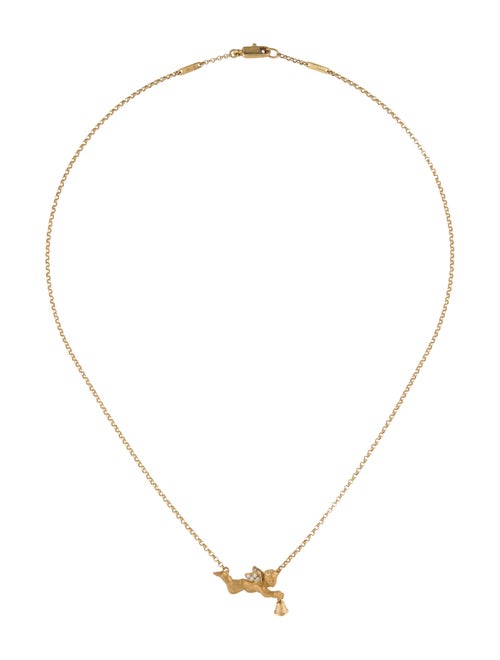 Carrera y Carrera 18K Diamond My Angel Pendant Necklace