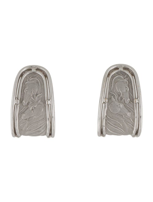 Carrera y Carrera 18K Horse Earclips