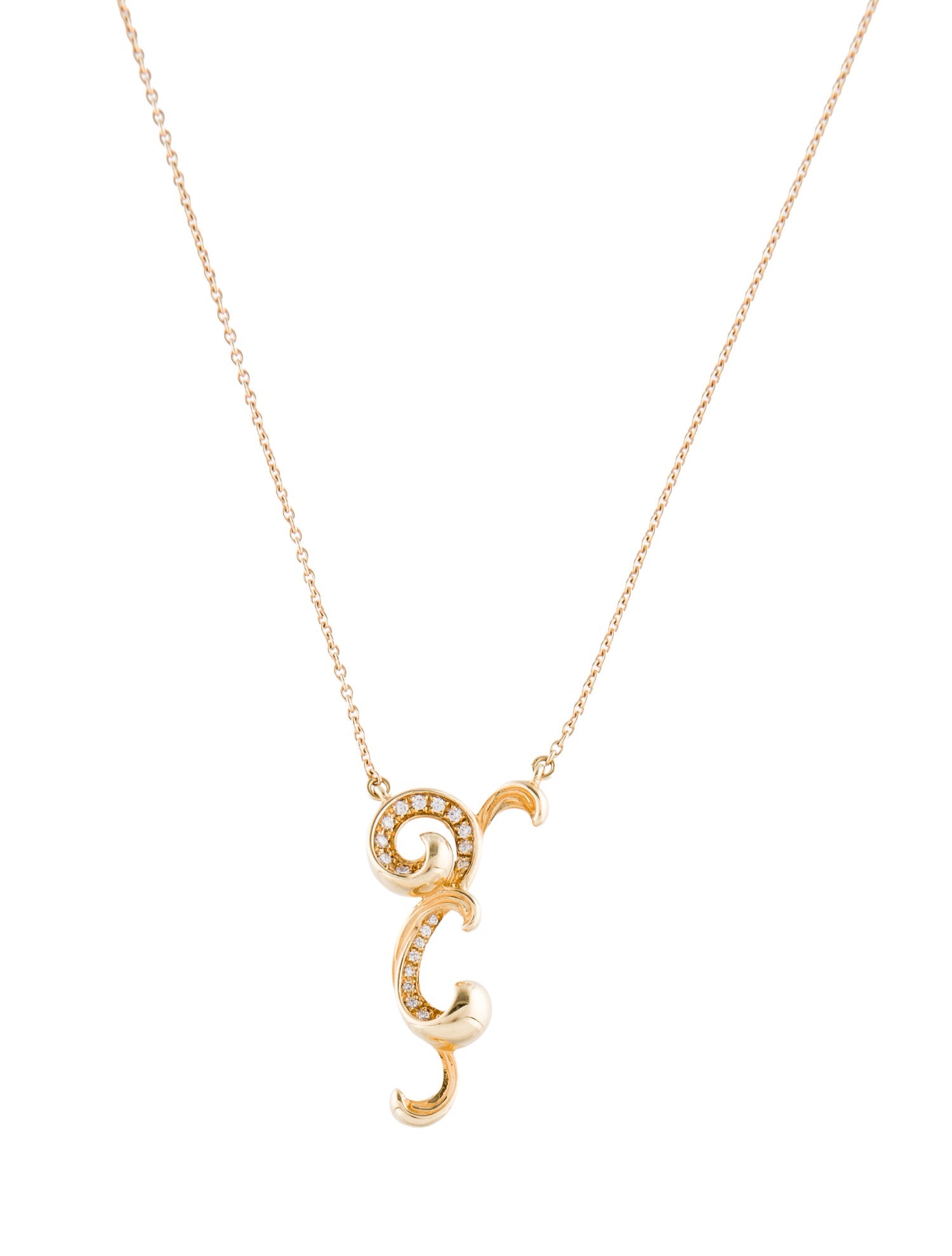 Carrera y Carrera 18K Diamond Origen Pendant Necklace