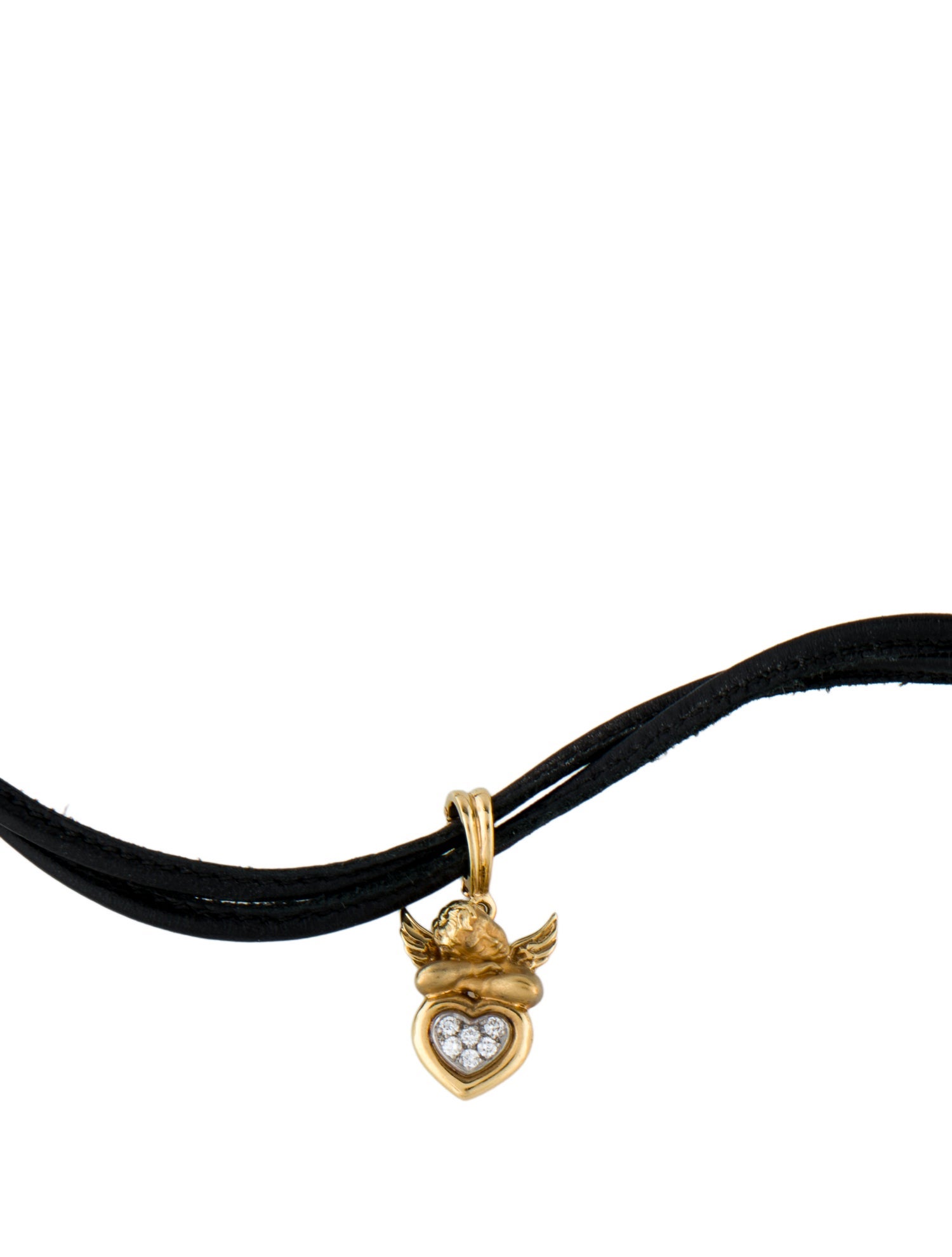 Carrera y Carrera 18K Diamond Cheruby Pendant Necklace