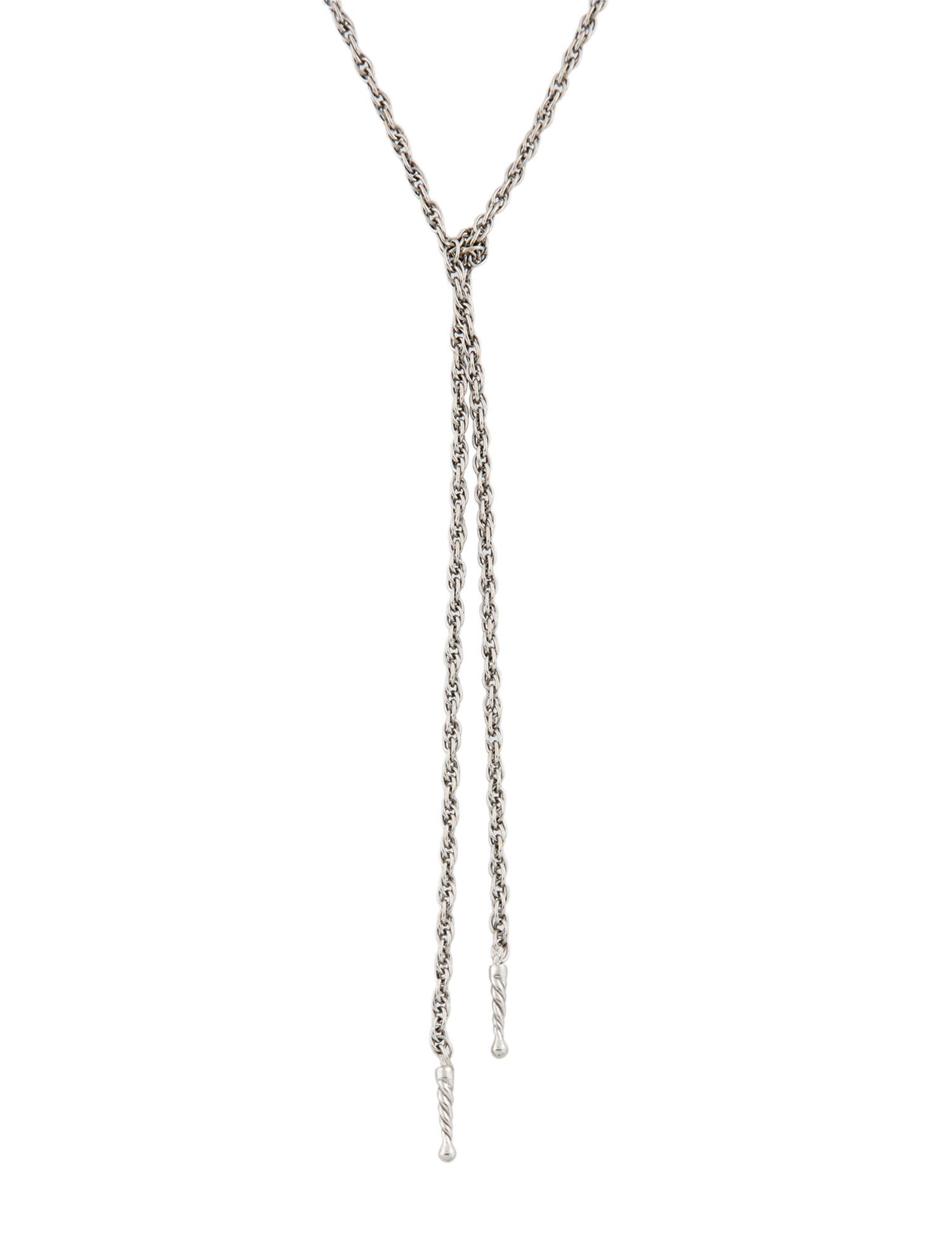 Carrera y Carrera 18K Lariat Chain Necklace