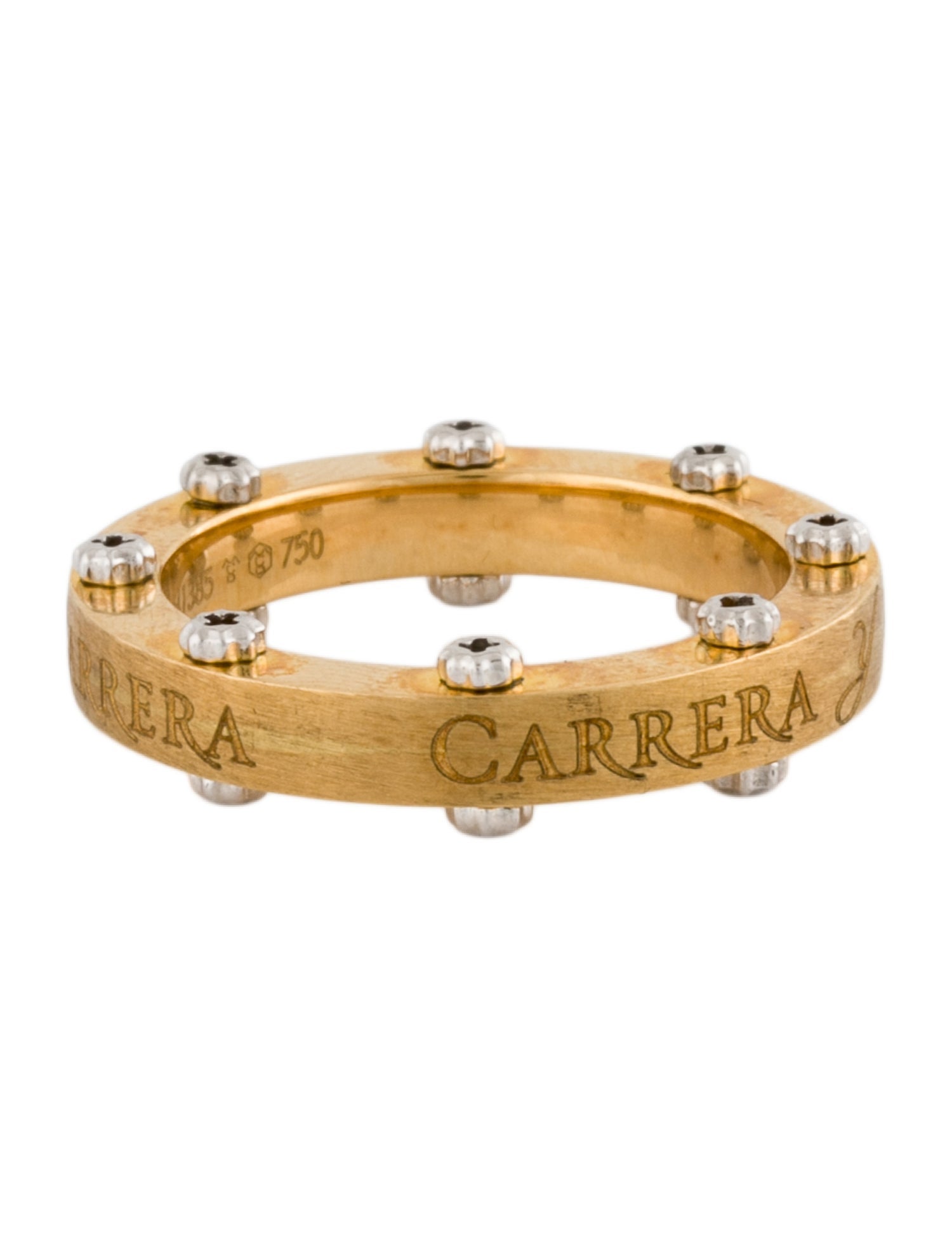Carrera y Carrera Two-Tone Studded Band