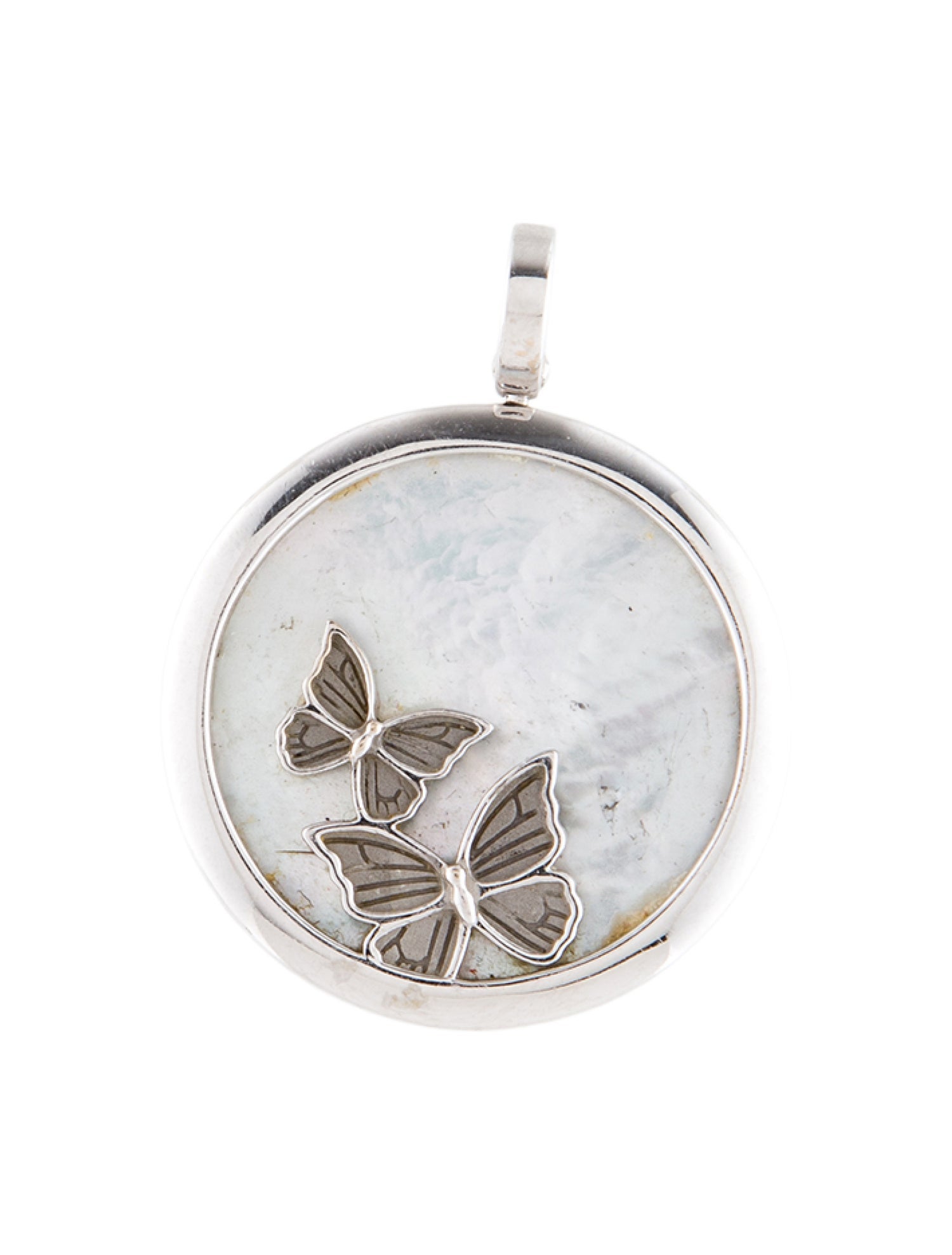 Carrera y Carrera Mother of Pearl Baile De Mariposas Pendant
