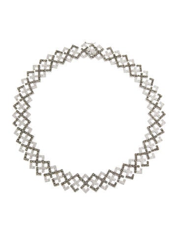 CZ by Kenneth Jay Lane Collar Crystal Necklace