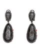 CZ by Kenneth Jay Lane Cubic Zirconia & Resin Teardrop Earrings