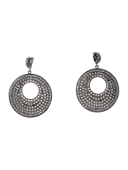 CZ by Kenneth Jay Lane Cubic Zirconia Circle Drop Earrings