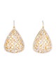 CZ by Kenneth Jay Lane Cubic Zirconia Drop Earrings