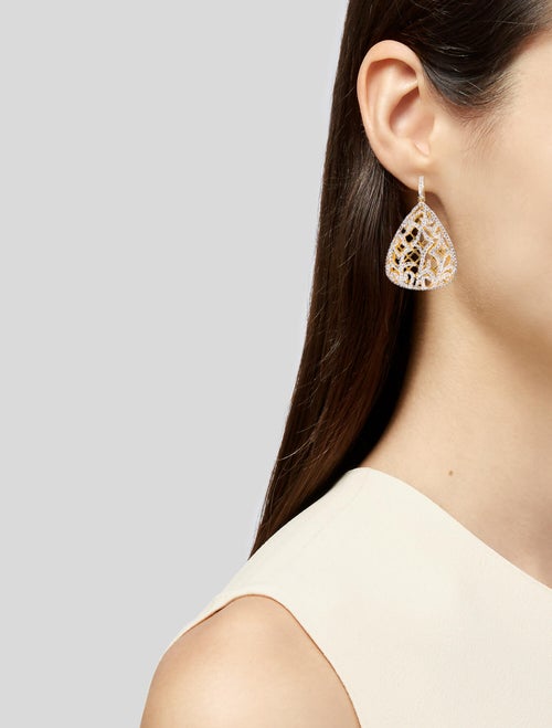 CZ by Kenneth Jay Lane Cubic Zirconia Drop Earrings