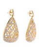 CZ by Kenneth Jay Lane Cubic Zirconia Drop Earrings
