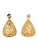 CZ by Kenneth Jay Lane Cubic Zirconia Drop Earrings