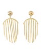 CZ by Kenneth Jay Lane Cubic Zirconia Tassel Chandelier Earrings