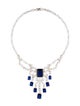 CZ by Kenneth Jay Lane Cubic Zirconia Statement Collar Necklace