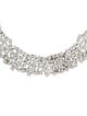 CZ by Kenneth Jay Lane Cubic Zirconia Mini Mosaic Cluster Collar Necklace