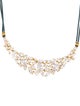 CZ by Kenneth Jay Lane Pearl & Cubic Zirconia Adjustable Collar Necklace