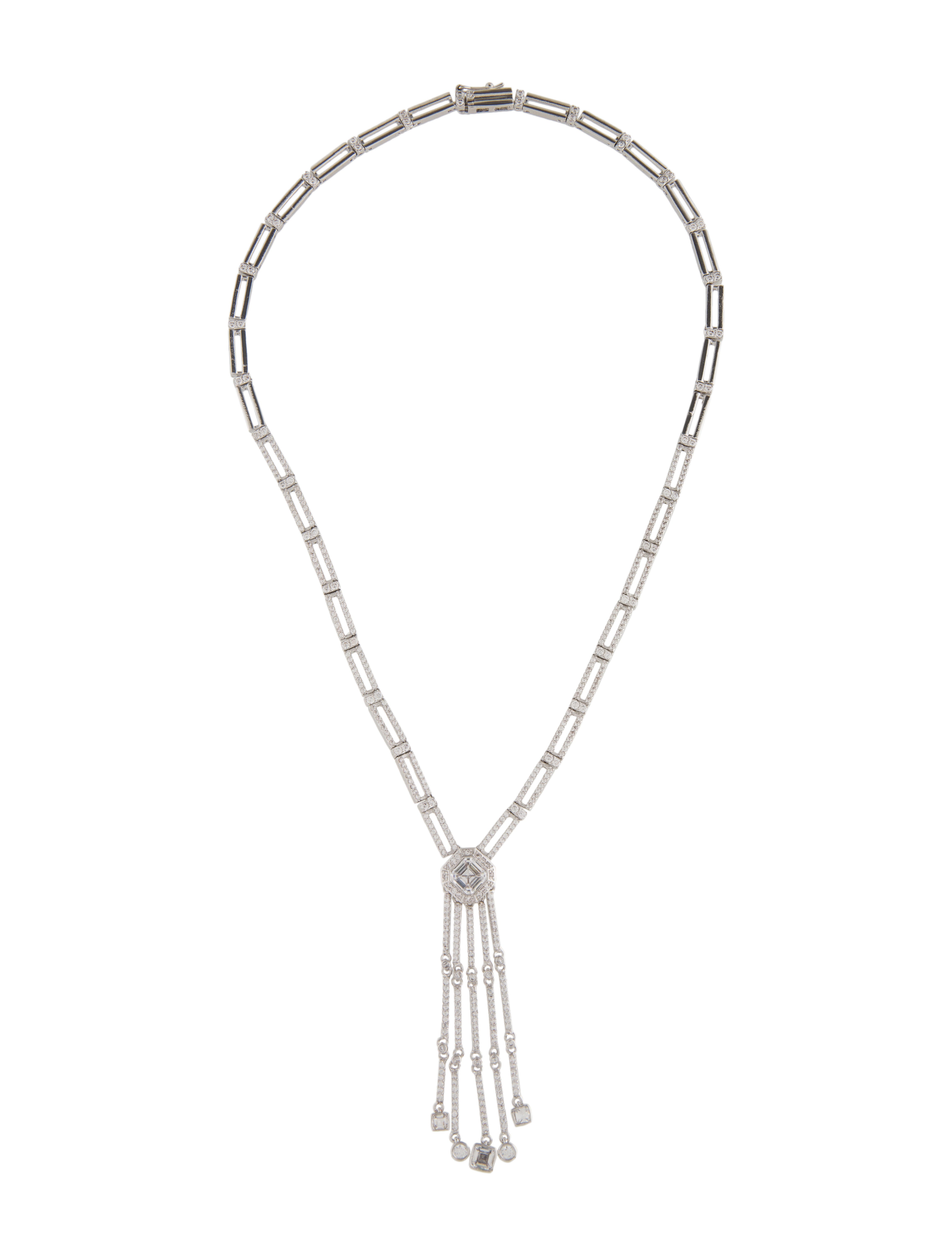 CZ by Kenneth Jay Lane Cubic Zirconia Lavalier