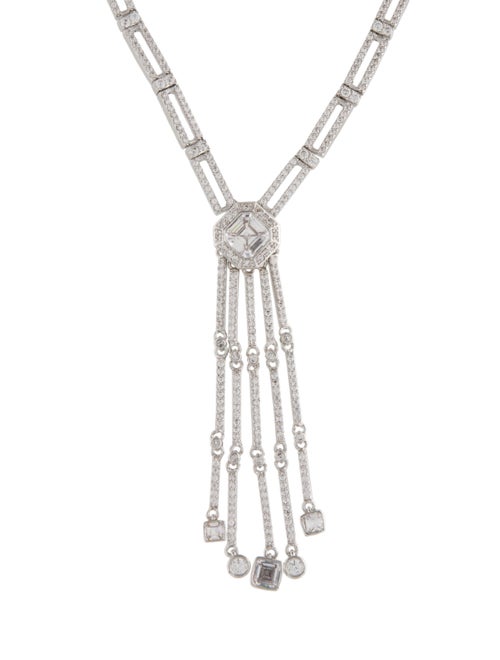 CZ by Kenneth Jay Lane Cubic Zirconia Lavalier