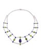CZ by Kenneth Jay Lane Cubic Zirconia Collar Necklace