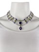 CZ by Kenneth Jay Lane Cubic Zirconia Collar Necklace