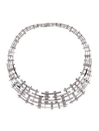 CZ by Kenneth Jay Lane Cubic Zirconia Collar necklace