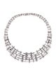 CZ by Kenneth Jay Lane Cubic Zirconia Collar necklace