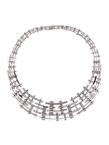 CZ by Kenneth Jay Lane Collar Cubic Zirconia necklace