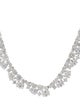 CZ by Kenneth Jay Lane Cubic Zirconia Collar Necklace