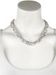 CZ by Kenneth Jay Lane Cubic Zirconia Collar Necklace