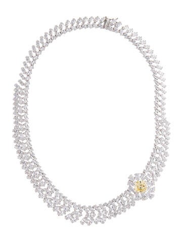 CZ by Kenneth Jay Lane Collar Cubic Zirconia Necklace