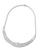 CZ by Kenneth Jay Lane Cubic Zirconia Collar Necklace