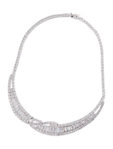 CZ by Kenneth Jay Lane Collar Cubic Zirconia Necklace