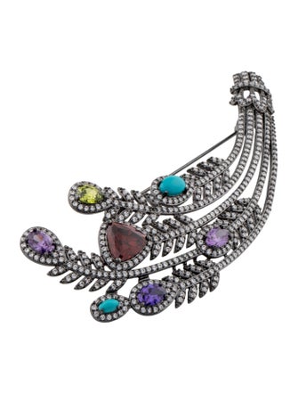 CZ by Kenneth Jay Lane Cubic Zirconia Pin