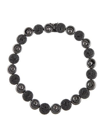 CZ by Kenneth Jay Lane Collar Cubic Zirconia Necklace