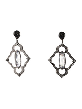 CZ by Kenneth Jay Lane Cubic Zirconia Drop Earrings