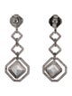 CZ by Kenneth Jay Lane Cubic Zirconia Geometric Drop Earrings